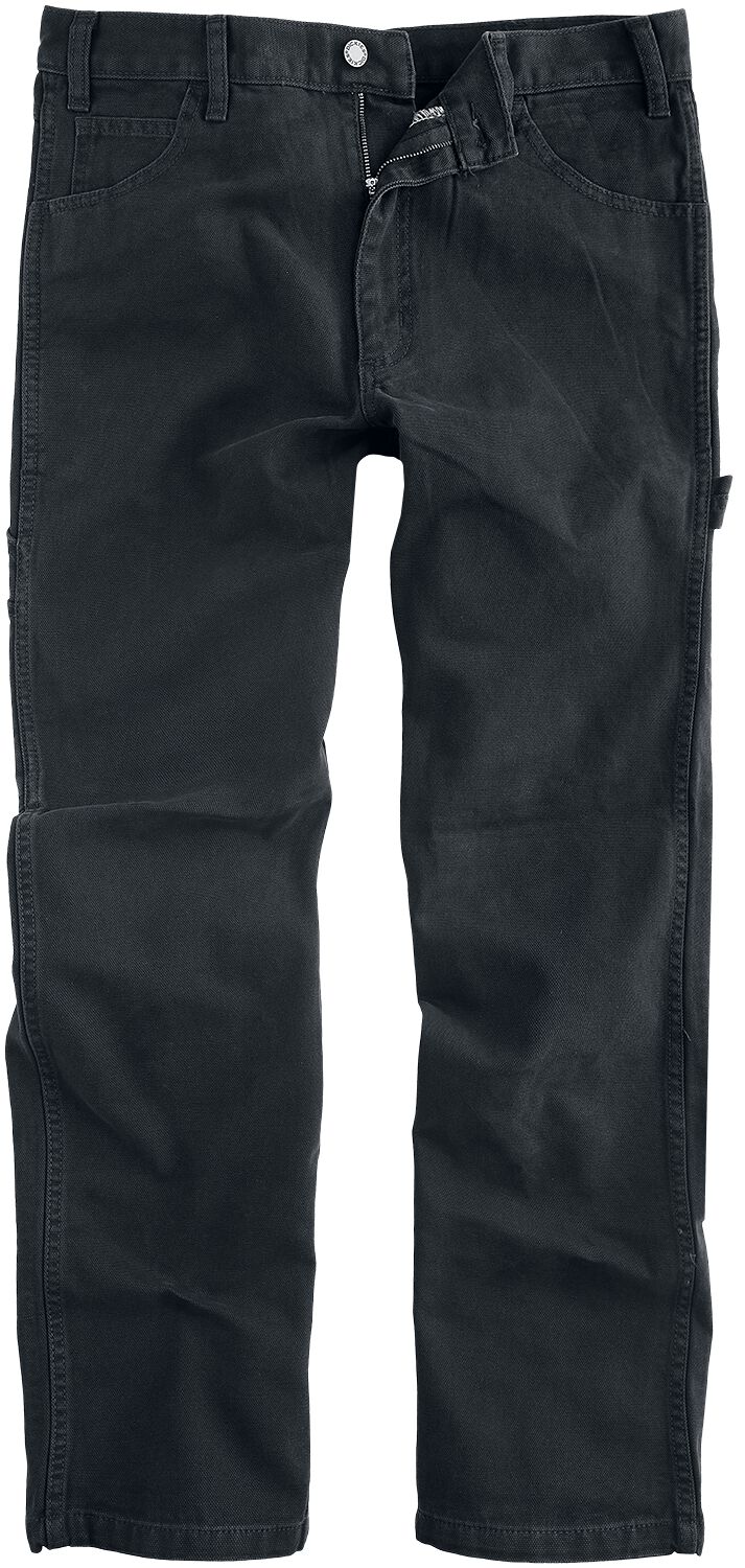 Image of Jeans Rockabilly di Dickies - Duck Canvas Carpenter Pant - 31 a 38 - Uomo - nero