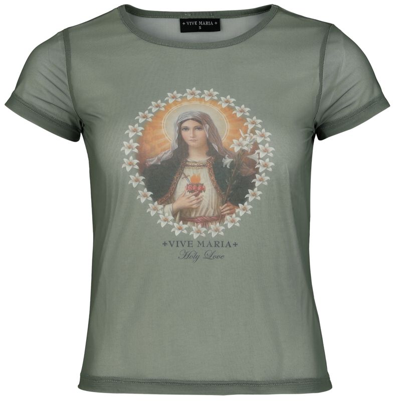 4069225048392 - Holy Green Maria T-Shirt grün in L