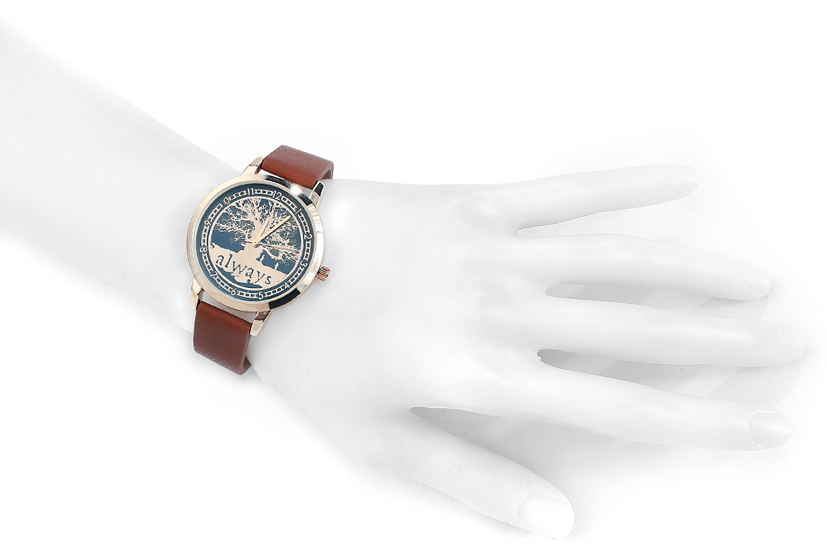 Harry Potter Always Armbanduhren braun