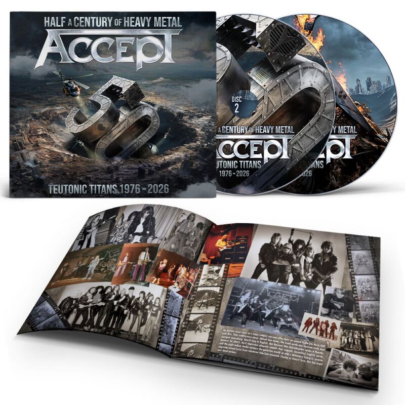 CD  av Accept - Teutonic Titans 1976-2026 -  -