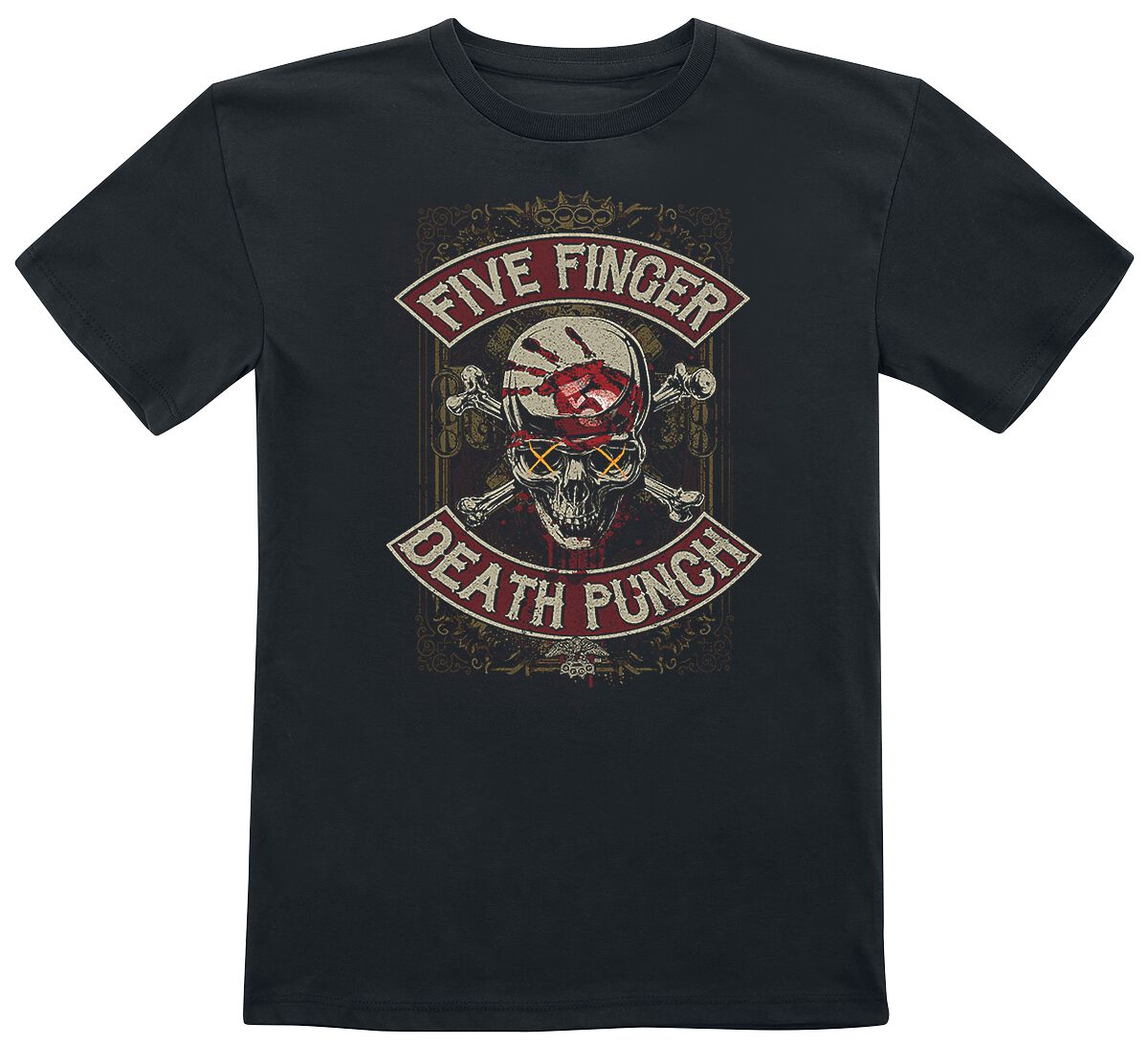 Five Finger Death Punch Kids - Dirty Skull T-Shirt black
