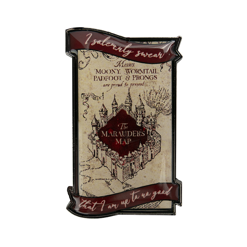 Harry Potter  Fridge Magnet - Marauder's Map Magnet - multicolour