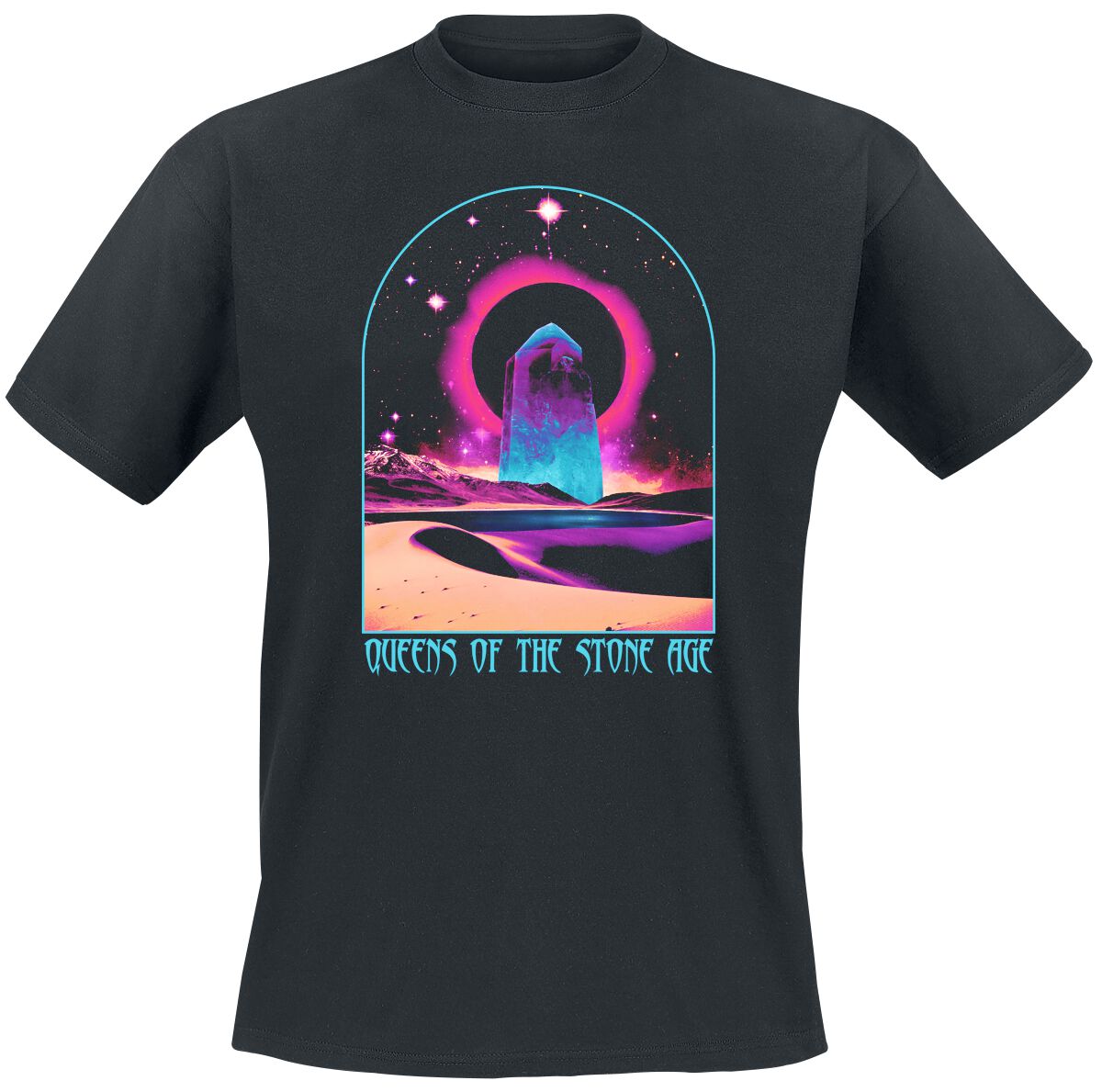 Queens Of The Stone Age Galactic T-Shirt black