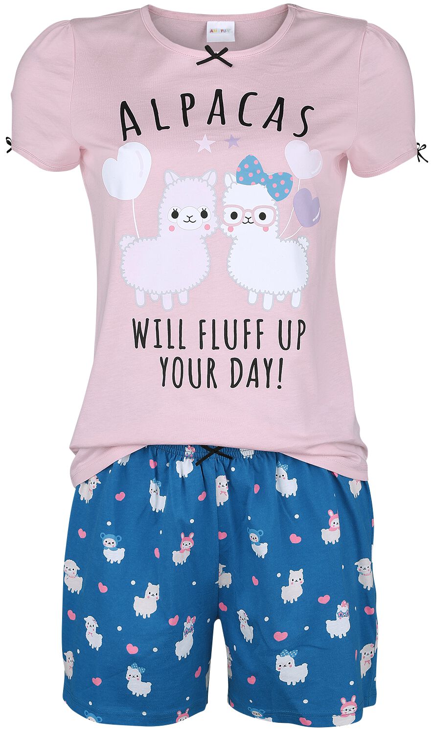 Pyjama de Amufun - Alpacasso - Fluff Up Your Day! - S à XXL - pour Femme - multicolore