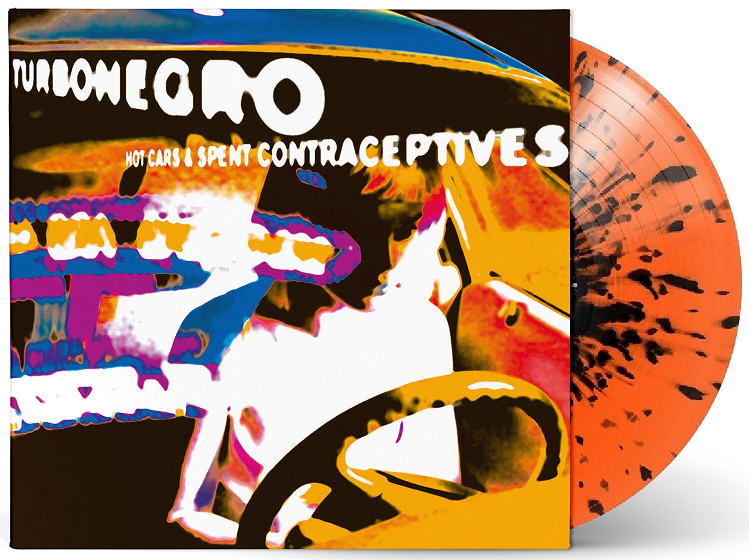 Image of Turbonegro Hot cars and spend contraceptives LP splattered