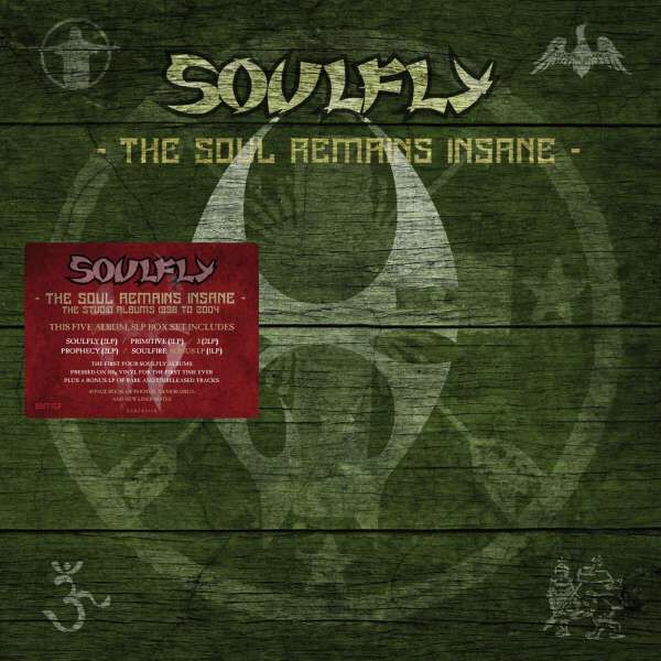 Soulfly The soul remains insane: Studio albums 1998 to 2004 LP black