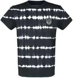 T-Shirt im Batik Look, Black Premium by EMP, T-Shirt