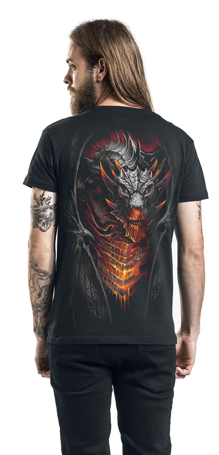 Spiral Draconis Longsleeve T-shirt Black • Priser