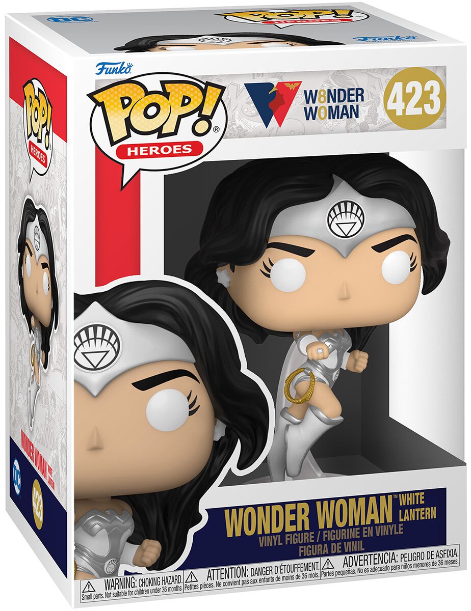 Wonder Woman Wonder Woman (White Lantern) Vinyl Figure 423 Funko Pop! multicolor