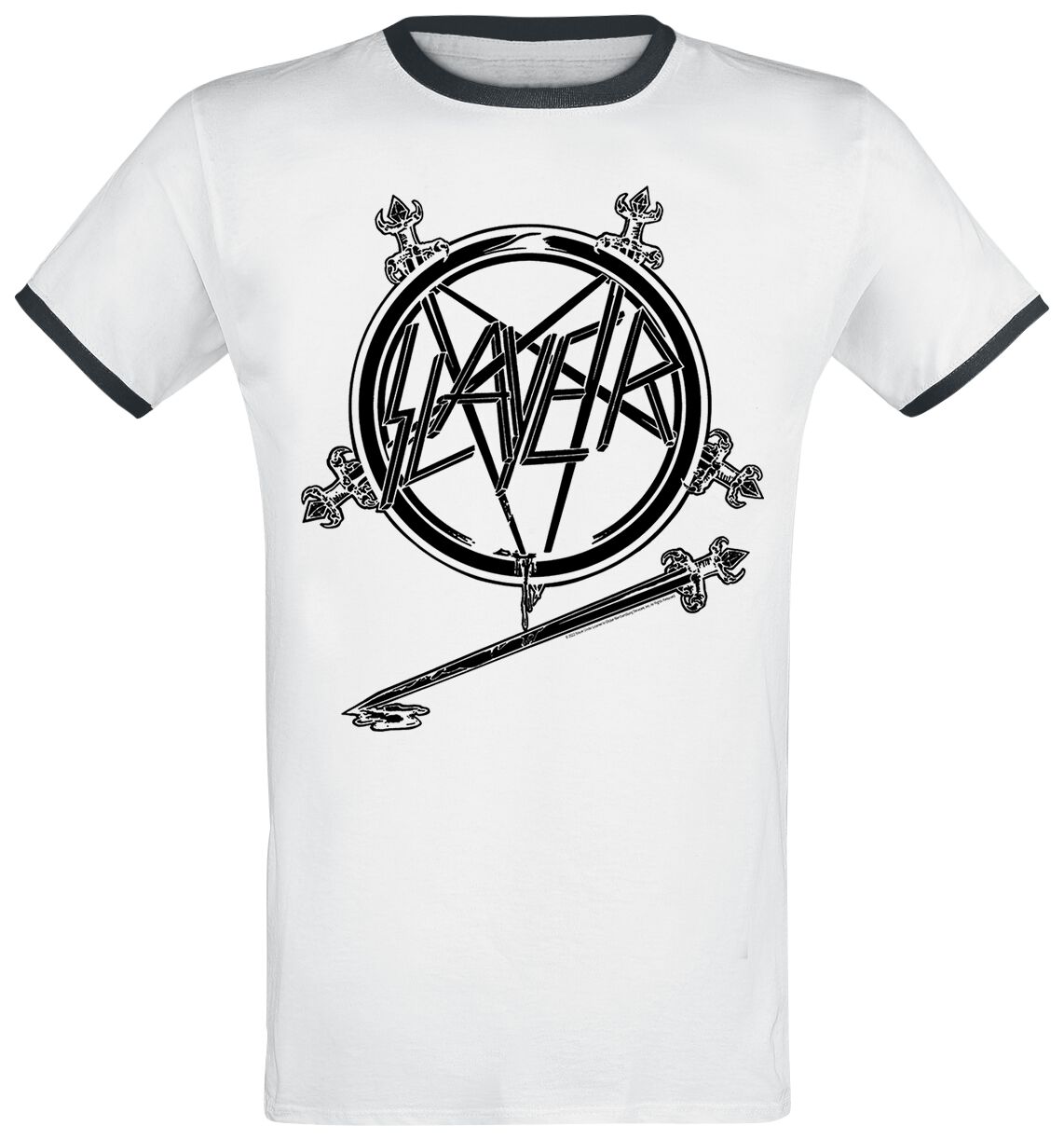 Haunting The Chapel T-Shirt weiß von Slayer