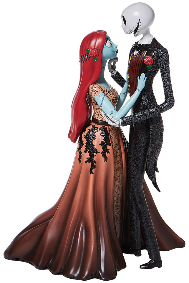The Nightmare Before Christmas - Disney Statue - Jack & Sally Couture de Force   - Lizenzierter Fanartikel