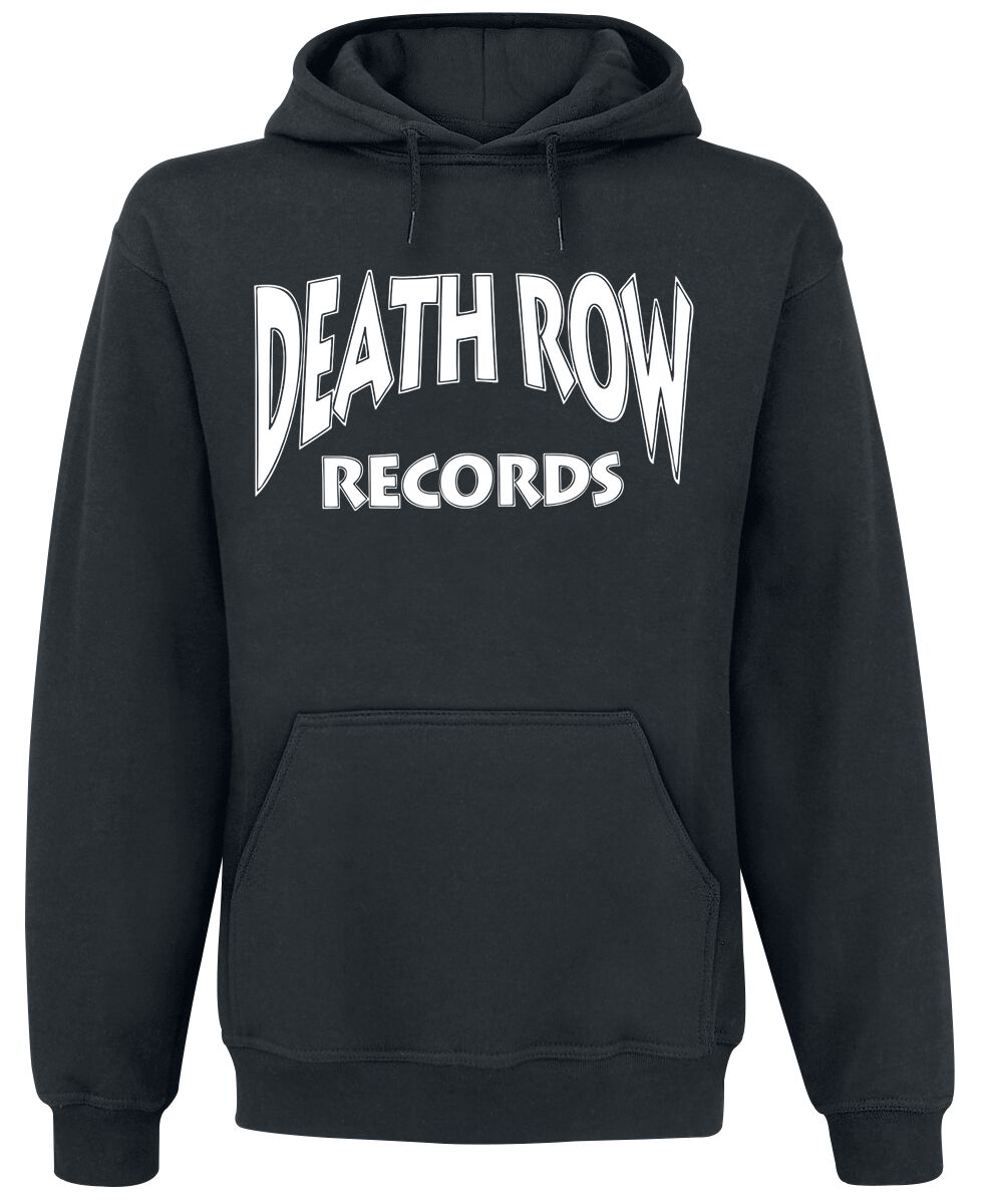 Death Row Records Kapuzenpullover - Classic Logo - S - für Männer - Größe S - schwarz  - Lizenziertes Merchandise!
