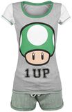 1-Up Mushroom, Super Mario, Schlafanzug