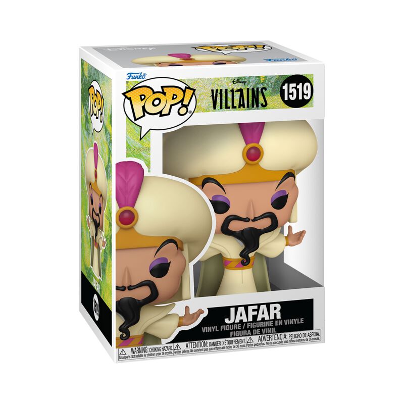Aladdin – Villains – Jafar Vinyl Figur 1519 – Funko Pop! Figur – Funko Shop Deutschland – Lizenzierter Fanartikel