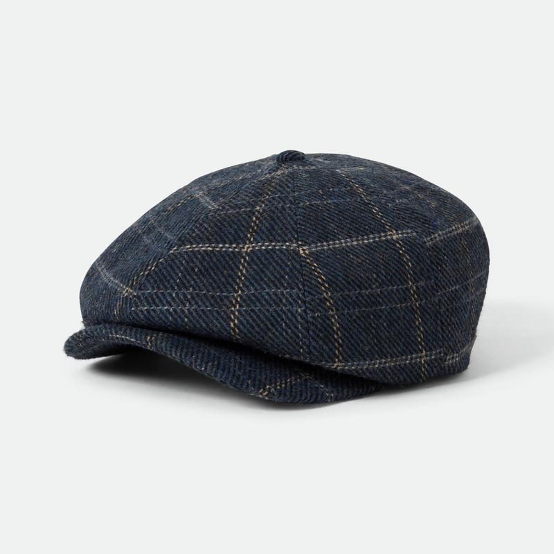 Brixton  Beanie - Brood Snap Cap - dark blue