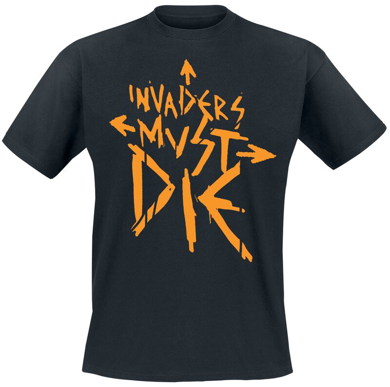 The Prodigy T-Shirt - Invader Must Die - S bis XXL - für Männer - Größe S - schwarz  - Lizenziertes Merchandise!