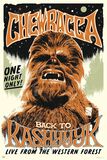 Chewbacca - Back to Kashyyyk, Star Wars, Poster
