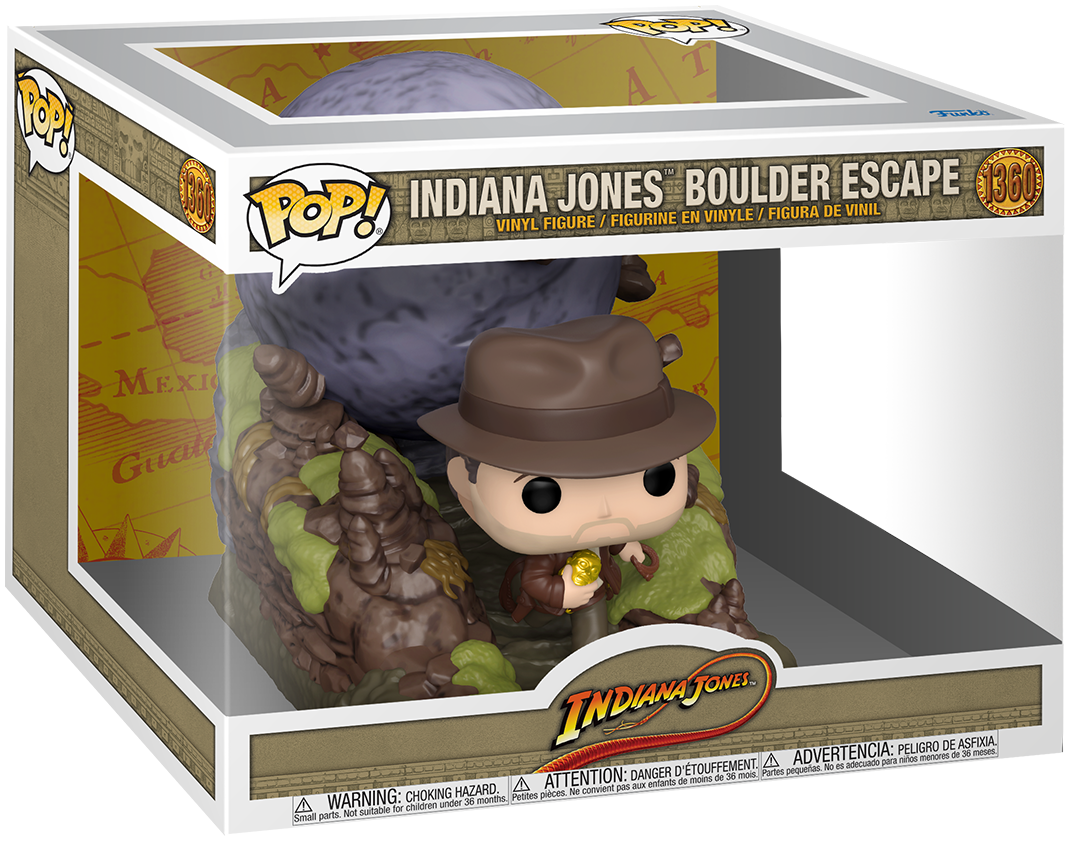 Indiana Jones - Jäger des verlorenen Schatzes - Boulder Escape (Pop! Moment) Vinyl Figur 1360 - Funko Pop! Figur - multicolor