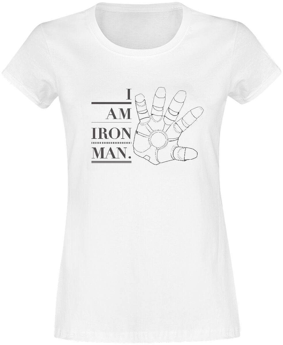 Iron Man I Am Iron Man T-Shirt white