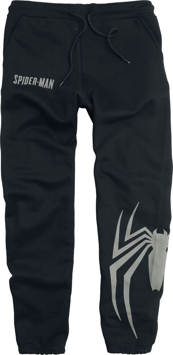 Spider-Man - Marvel Stoffhose - Logo Spider - S bis XXL - für Männer - Größe XXL - schwarz  - Lizenzierter Fanartikel