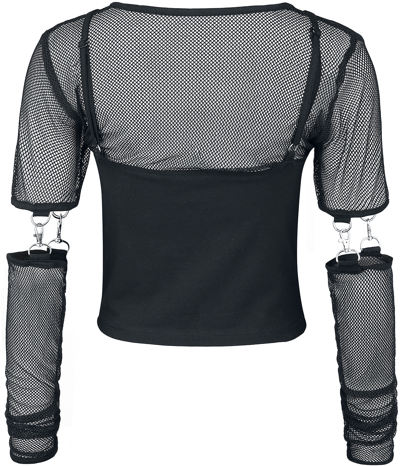 Heartless - Gothic Langarmshirt - Lisha Top - XS bis XL - für Damen - Größe S - schwarz