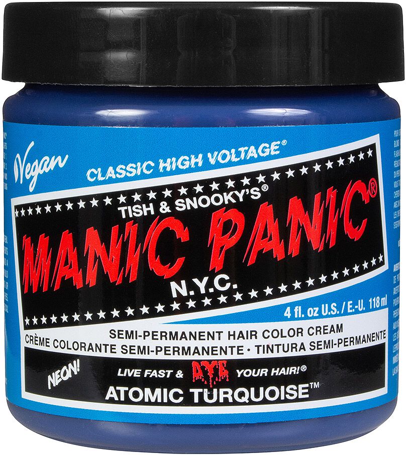 Levně Manic Panic Atomic Turquoise - Classic barva na vlasy tyrkysová