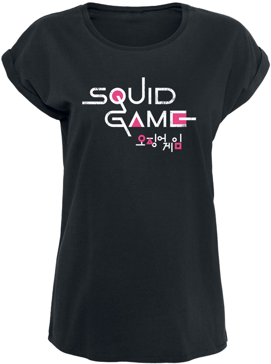 Squid Game Logo T-Shirt schwarz