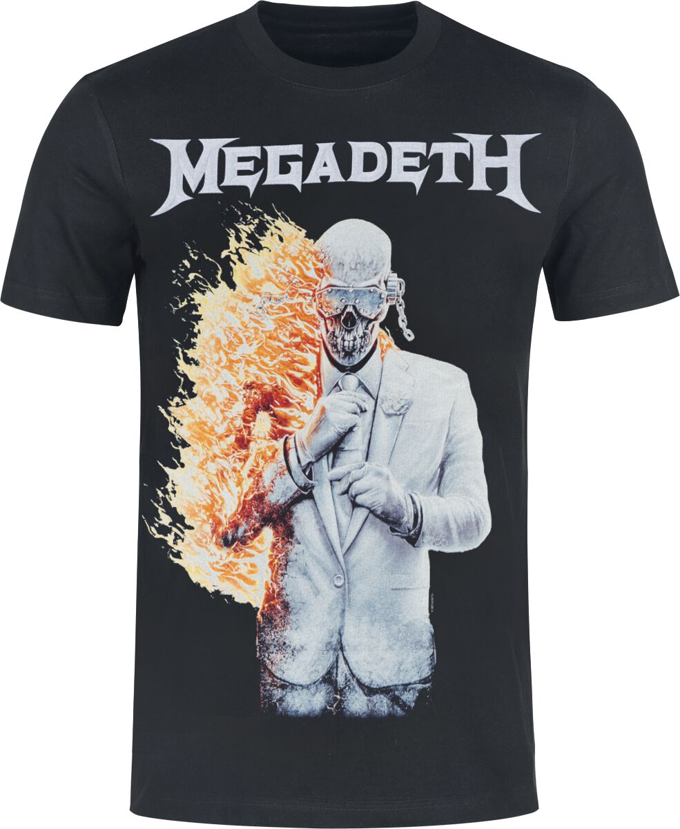 Tričko  z Megadeth - Album 17 Cover - Muži - černá