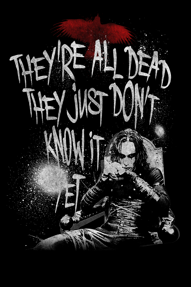 The Crow They´re all dead Bettwäsche multicolor