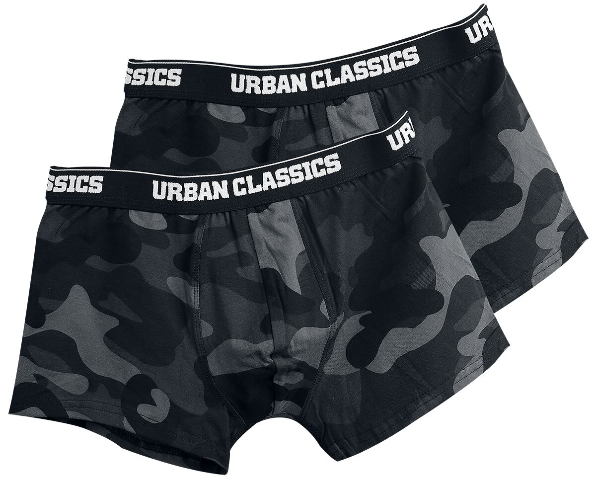 2-Pack Camo Boxer Shorts Boxershort-Set darkcamo von Urban Classics
