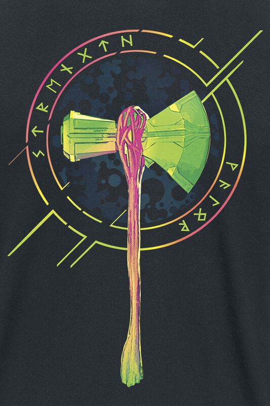 Filme & Serien Avengers Love And Thunder - Neon Hammer | Thor T-Shirt