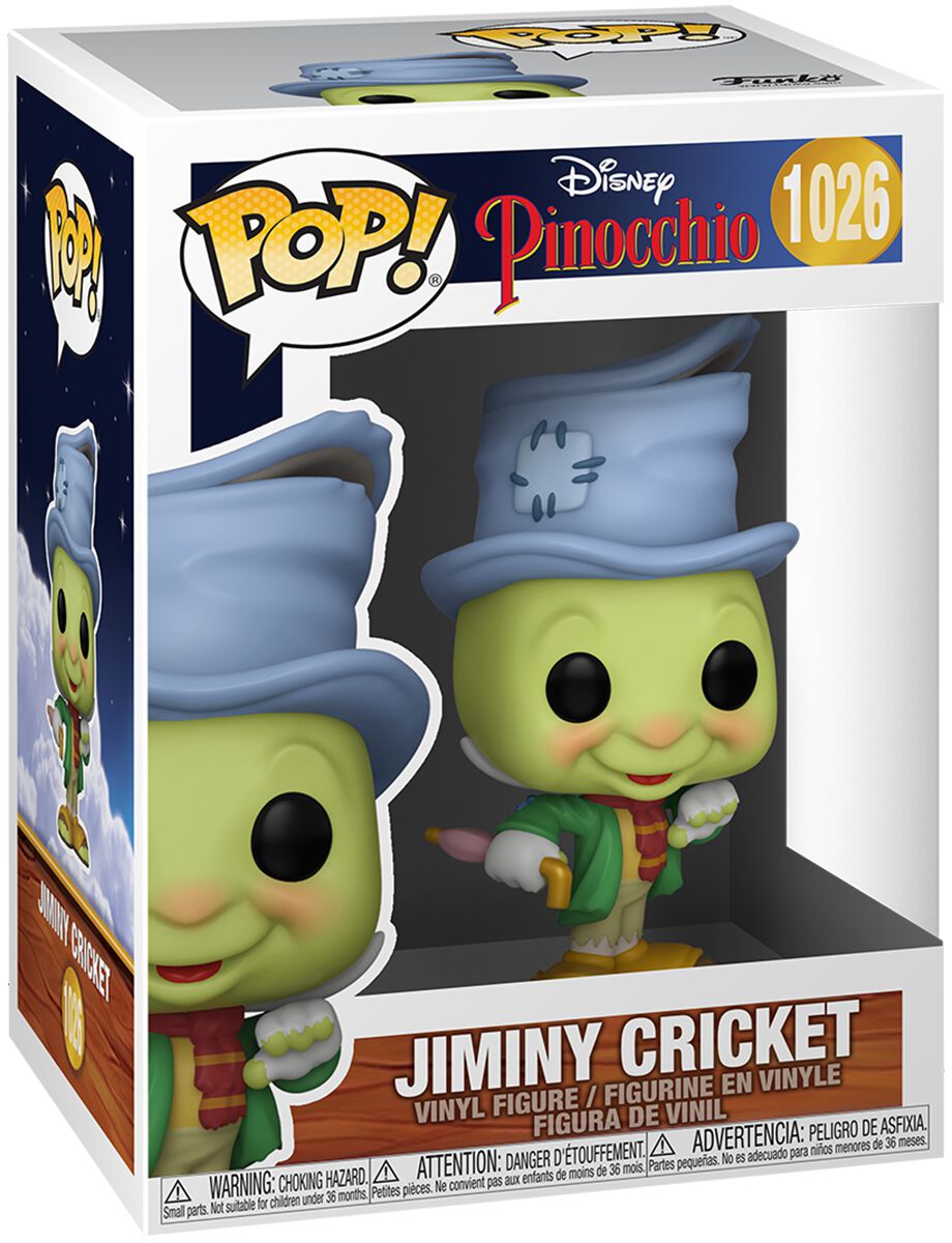 Pinocchio 80th Anniversary – Jiminy Cricket Vinyl Figur 1026 Funko Pop! multicolor – 23.35% Rabatt Pinocchio 80th Anniversary – Jiminy Cricket Vinyl Figur 1026 Funko Pop! multicolor – 23.35% Rabatt