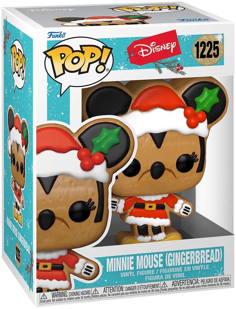 Mickey Mouse - Disney Holiday - Minnie Mouse (Gingerbread) Vinyl Figur 1225 - Funko Pop! Figur - Funko Shop Deutschland - Lizenzierter Fanartikel
