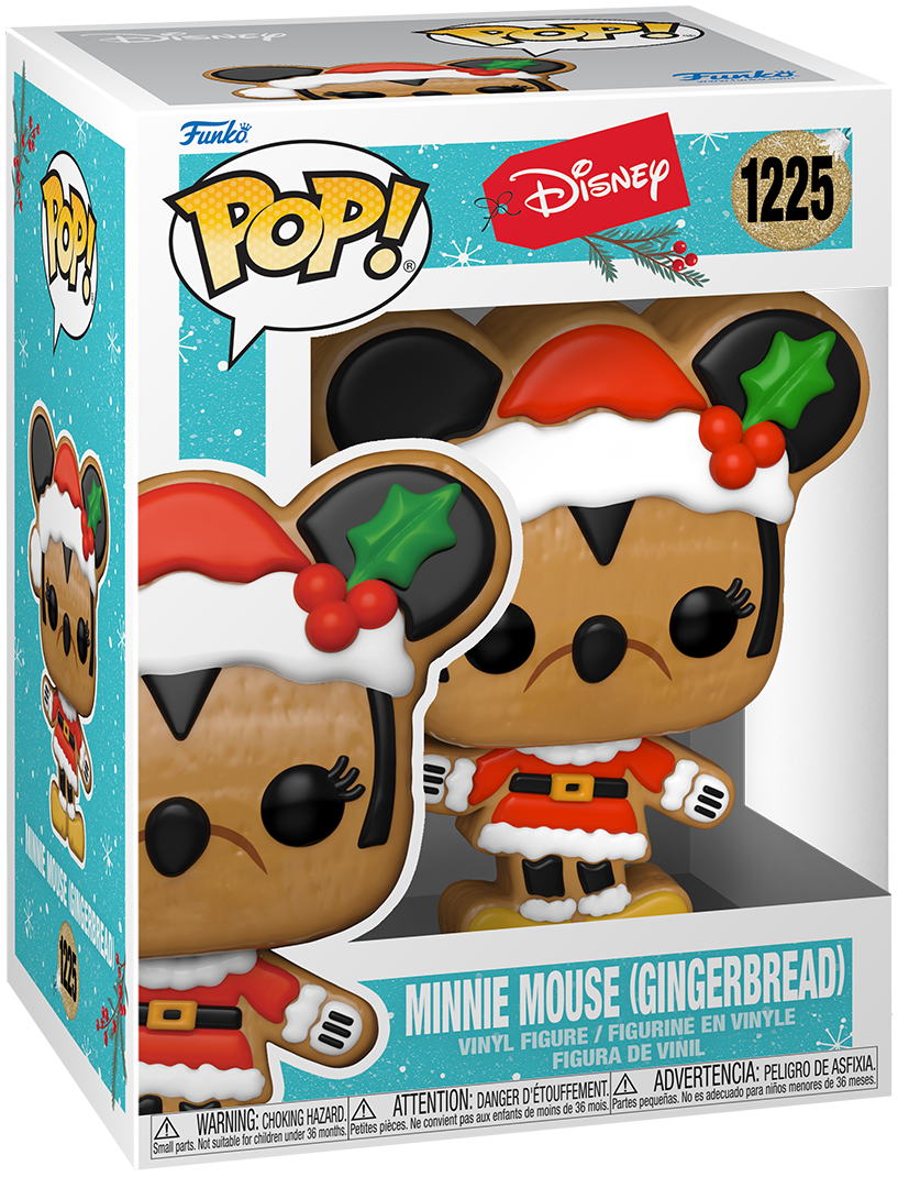 Mickey Mouse - Disney Holiday - Minnie Mouse (Gingerbread) Vinyl Figur 1225 - Funko Pop! Figur - multicolor
