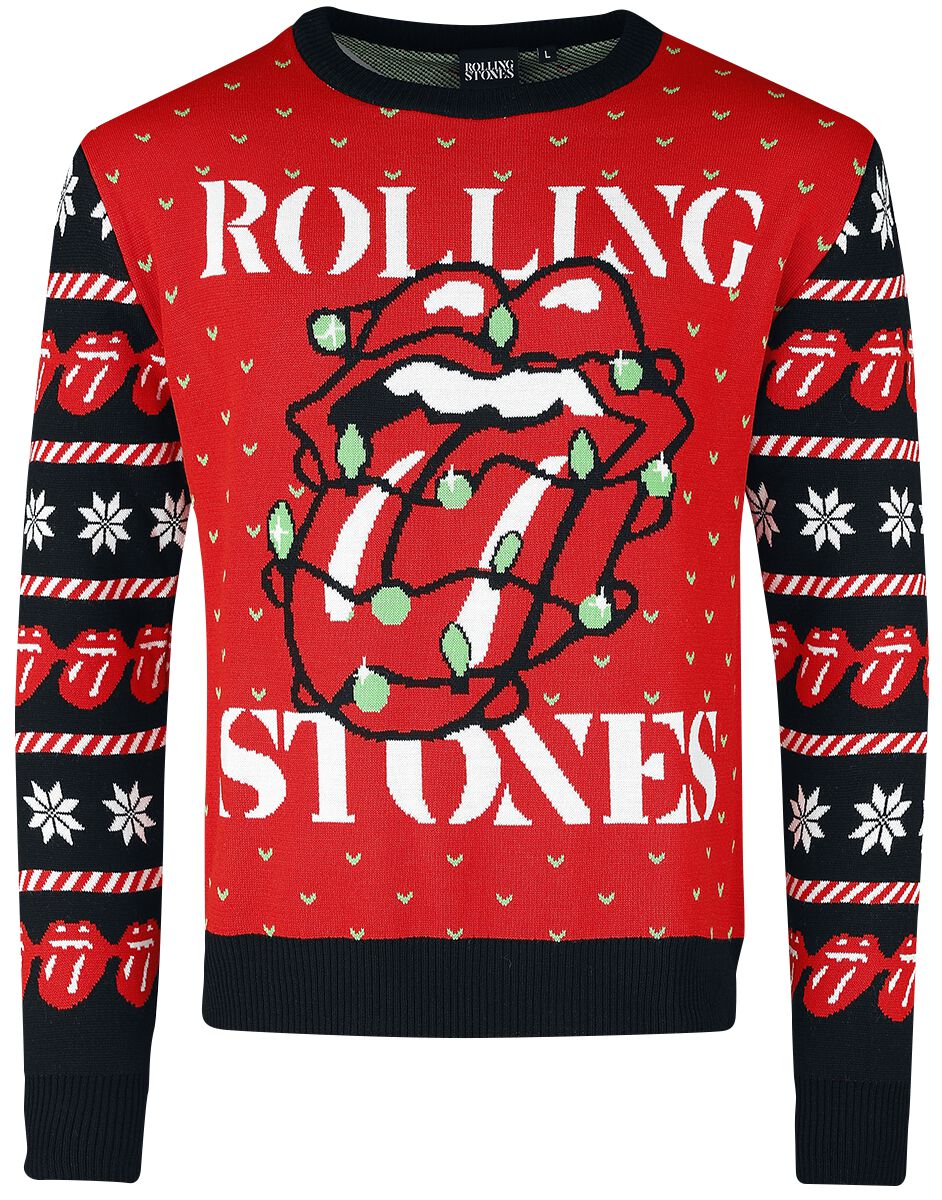 Holiday Sweater 2022 Weihnachtspullover multicolor von The Rolling Stones