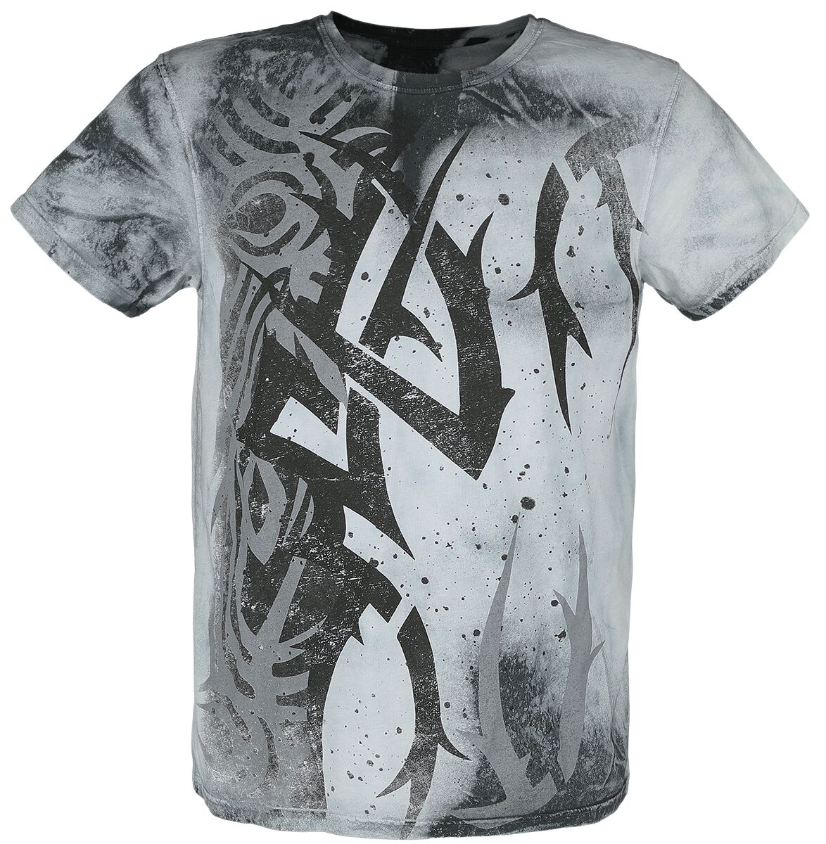 Outer Vision Nightmare Tattoo T-Shirt weiß in 4XL