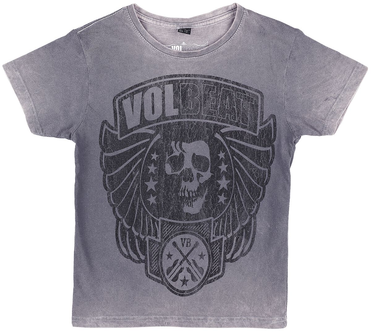 Volbeat Kids - Skull Logo T-Shirt grey pink