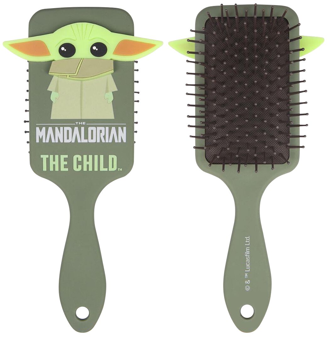 Levně Star Wars The Mandalorian - The Child Kartáč na vlasy vícebarevný