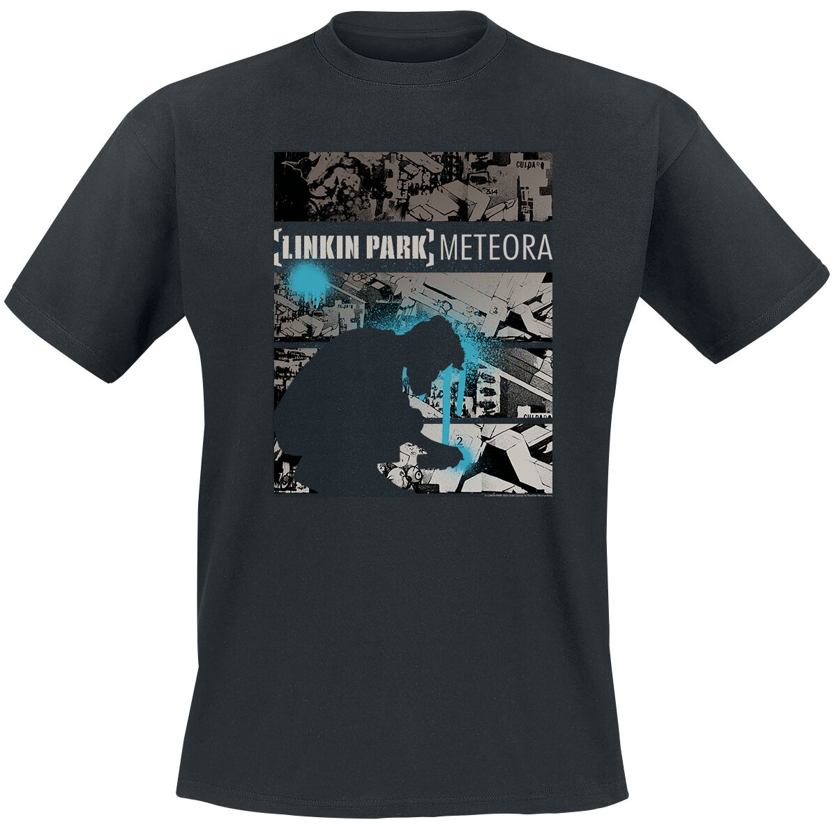 Levně Linkin Park Meteora Drip Collage Tričko černá