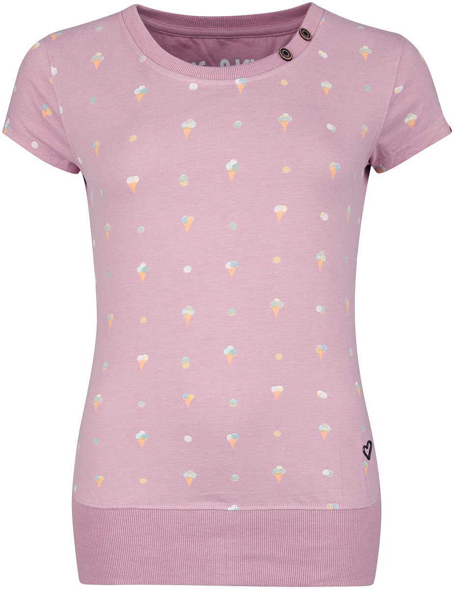 T-Shirt Manches courtes de Alife and Kickin - CocoAK B Shirt - XS à XL - pour Femme - rose