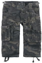 3/4 Army Vintage Shorts, Black Premium by EMP, Short