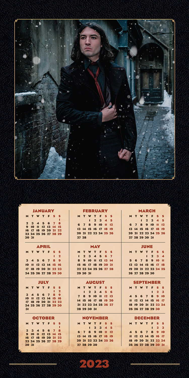 Phantastische Tierwesen Phantastische Tierwesen 3 - Wandkalender 2023 Wandkalender multicolor