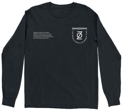 Shinedown Outrage Long-sleeve Shirt black