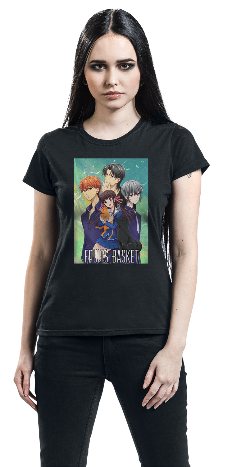 Fruits Basket Zodiac Animals T-Shirt schwarz - 43.20% Rabatt