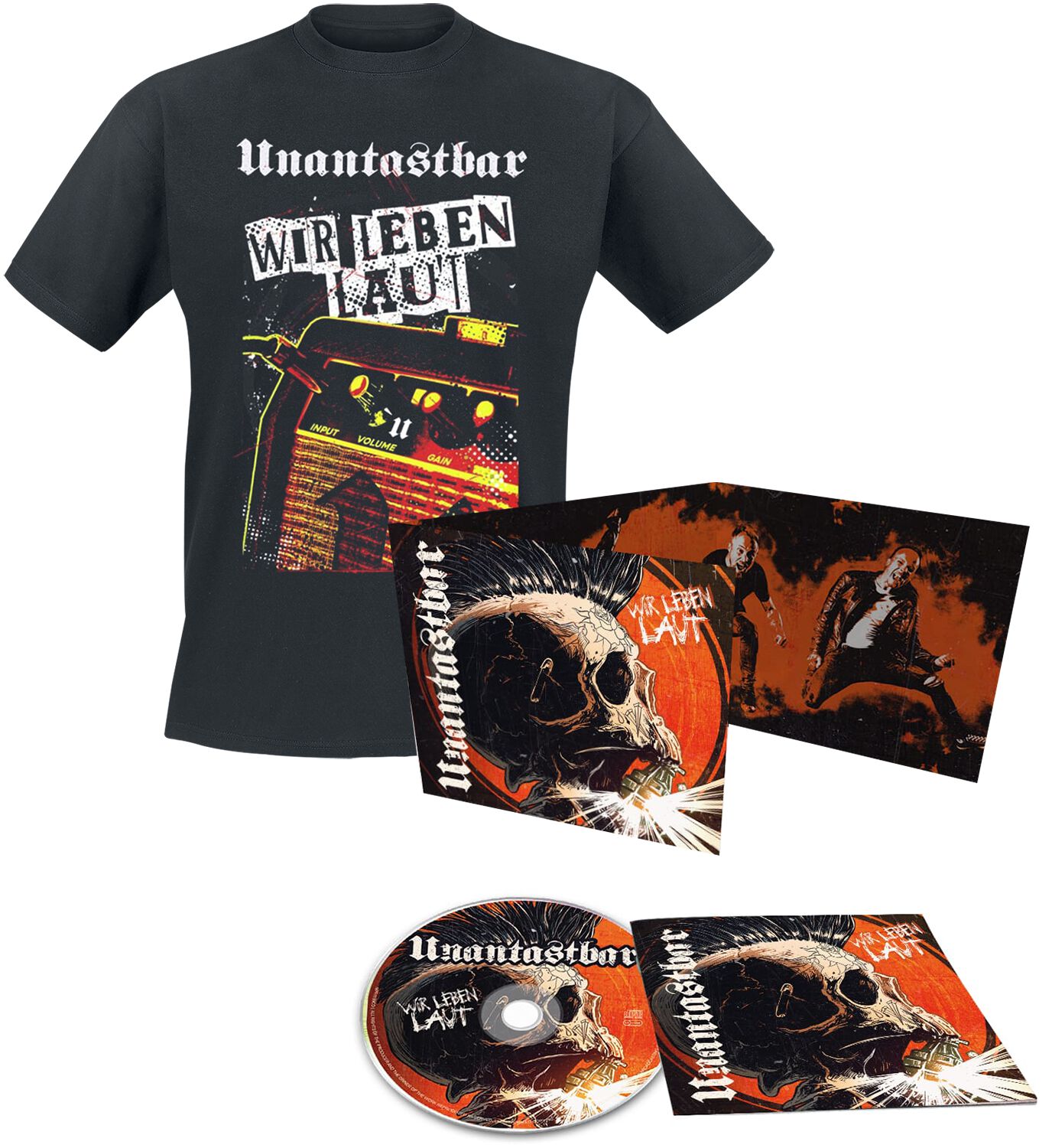 Unantastbar Wir leben laut CD schwarz