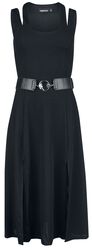 Midi Dress With Shoulder Slashes, Jawbreaker, Mittellanges Kleid
