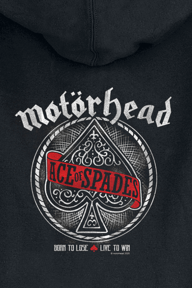 Motörhead Metal Kids - Red Banner Kinder-Kapuzenjacke schwarz