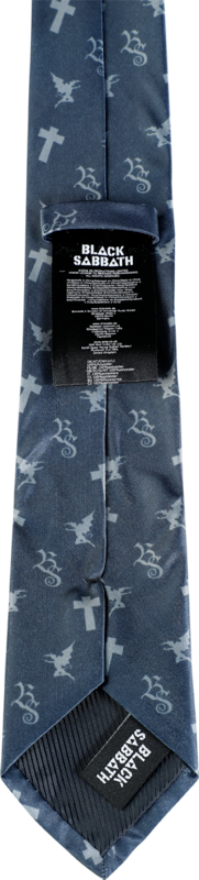 Thumbnail - Black Sabbath Cross Krawatte multicolor