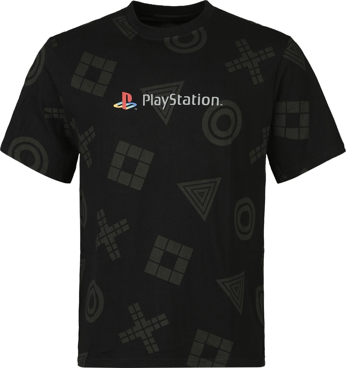 Koszulka Playstation - T-shirt PlayStation - Mężczyźni - czarny