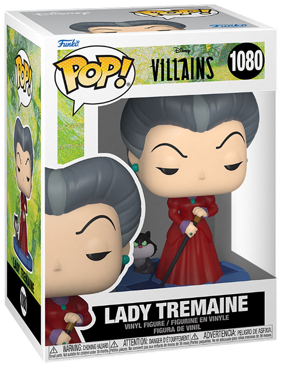 Disney Villains Lady Tremaine vinyl figurine no. 1080 Funko Pop! multicolor